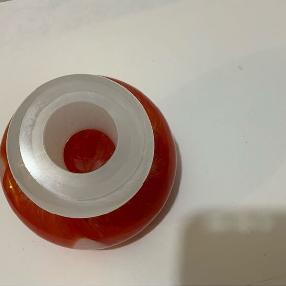 Glass Mushroom Home Decor red white G21 - Picture 5 of 7